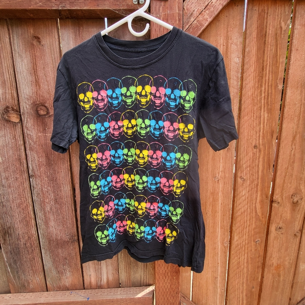 Anchor Blue Multicolor Skull
